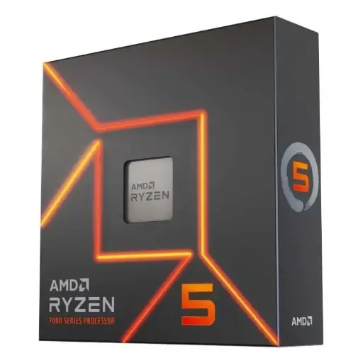 AMD 100-000001015 Ryzen 5 7600 Gaming Processor, Hexa-core (6 Core) 3.80 GHz, Radeon Graphics
