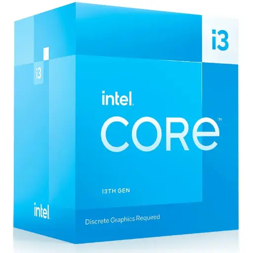 Intel BX8071513100 Core i3 i3-13100 Quad-core 3.4 GHz Desktop Processor, 4 Cores, 12MB Cache, 4.5 GHz, Integrated UHD Graphics 730, Supports 3 Monitors