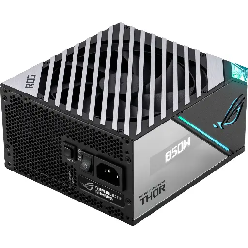 Asus ROG-THOR-850P2-GAMING ROG Thor Platinum 850W Power Supply, High Efficiency, Single +12V Rail