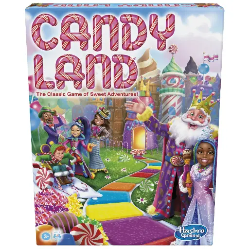 Candy Land Kids Board Game, Games for Preschoolers, 2-4 Players, Christmas Gifts for Kids, Ages 3+ 